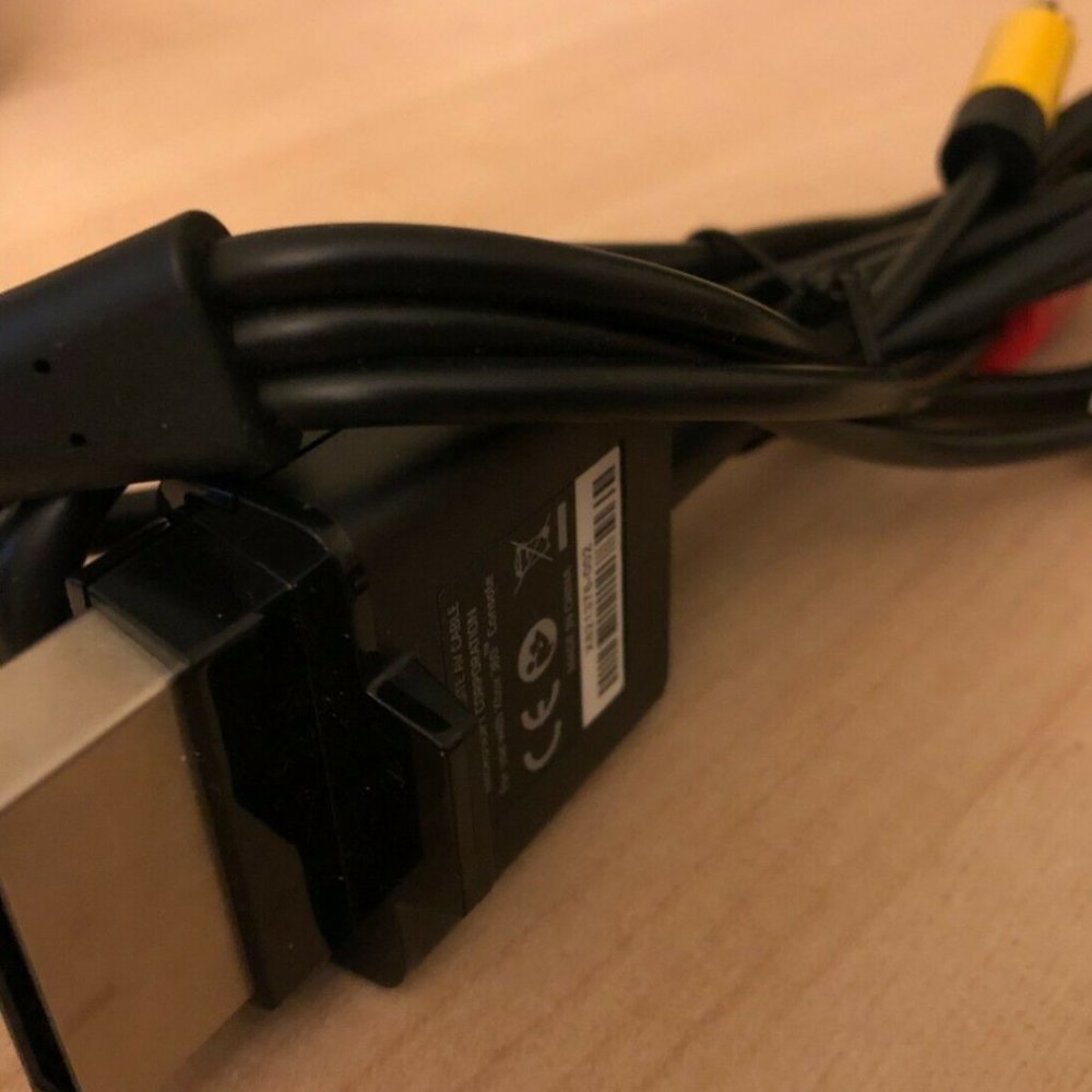 Xbox 360 Slim Composite AV RCA Cable